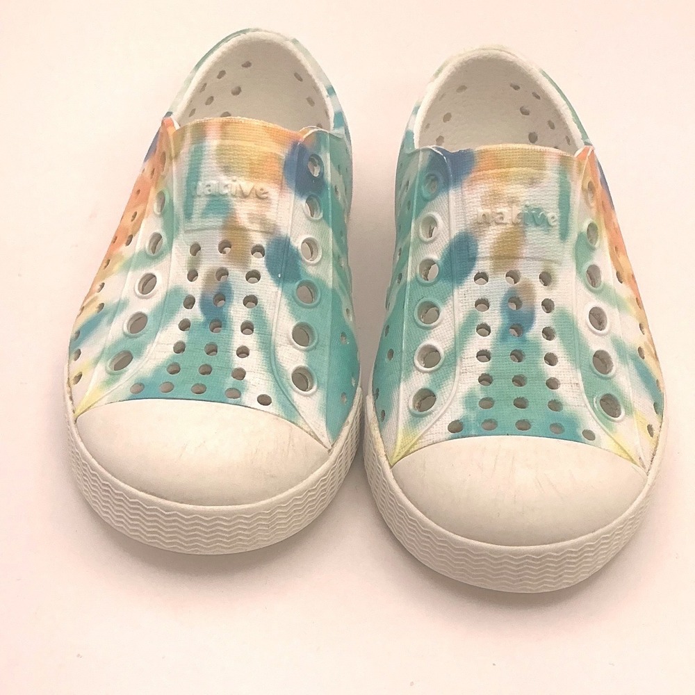 Native Jefferson Kids Tie Dye Slip On Water Shoes Multicolor C6 11100100-1111